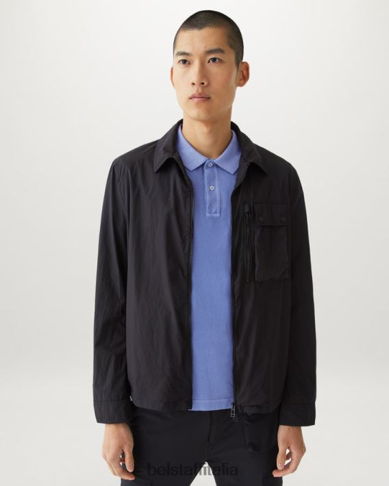 vestiario Belstaff polo della cambusa tintura in capo cotone malva uomini H2DD6J159