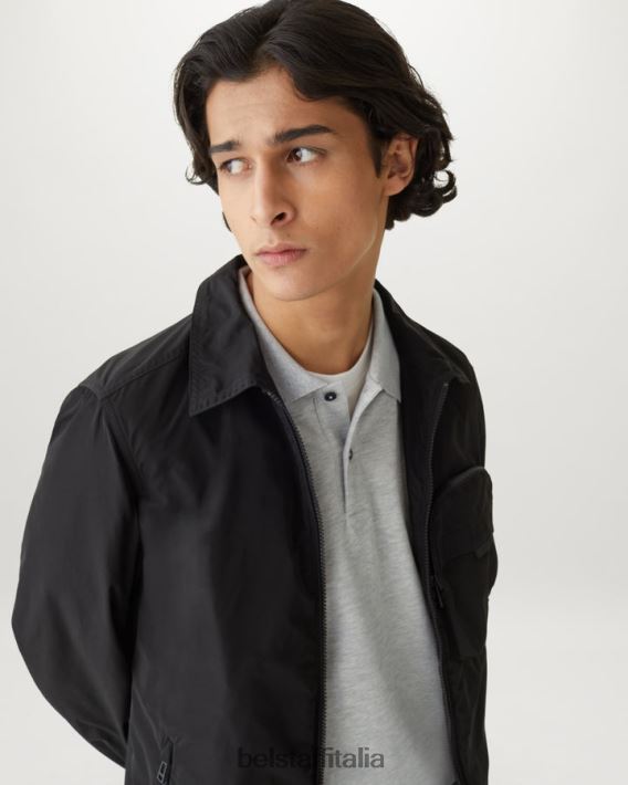 vestiario Belstaff polo piquet di cotone vecchio argento erica uomini H2DD6J198