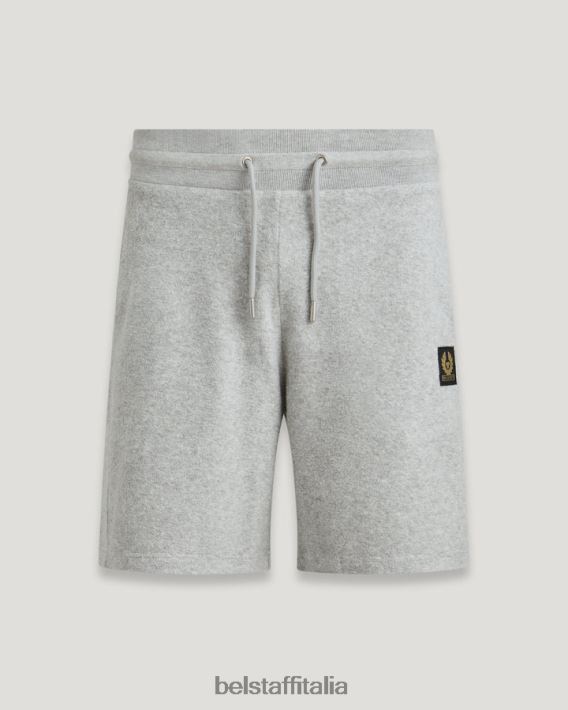 vestiario Belstaff pantaloncini da trawler spugna vecchia erica argentata uomini H2DD6J323