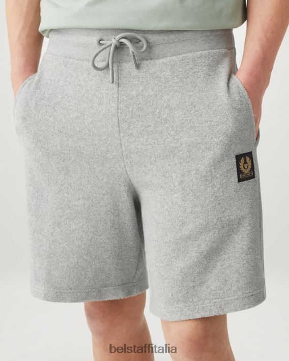 vestiario Belstaff pantaloncini da trawler spugna vecchia erica argentata uomini H2DD6J323