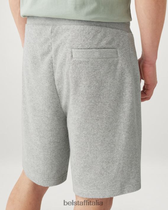 vestiario Belstaff pantaloncini da trawler spugna vecchia erica argentata uomini H2DD6J323