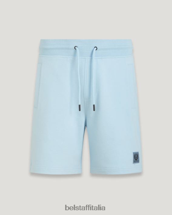 vestiario Belstaff pantaloncini della tuta felpa di cotone celeste uomini H2DD6J331