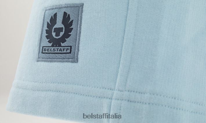 vestiario Belstaff pantaloncini della tuta felpa di cotone celeste uomini H2DD6J331