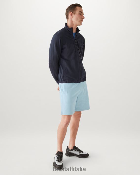 vestiario Belstaff pantaloncini della tuta felpa di cotone celeste uomini H2DD6J331