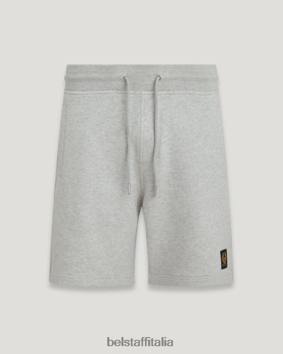 vestiario Belstaff pantaloncini della tuta pile di cotone vecchio argento erica uomini H2DD6J336