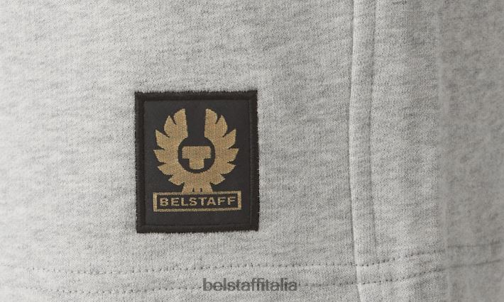 vestiario Belstaff pantaloncini della tuta pile di cotone vecchio argento erica uomini H2DD6J336