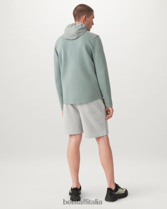 vestiario Belstaff pantaloncini della tuta pile di cotone vecchio argento erica uomini H2DD6J336