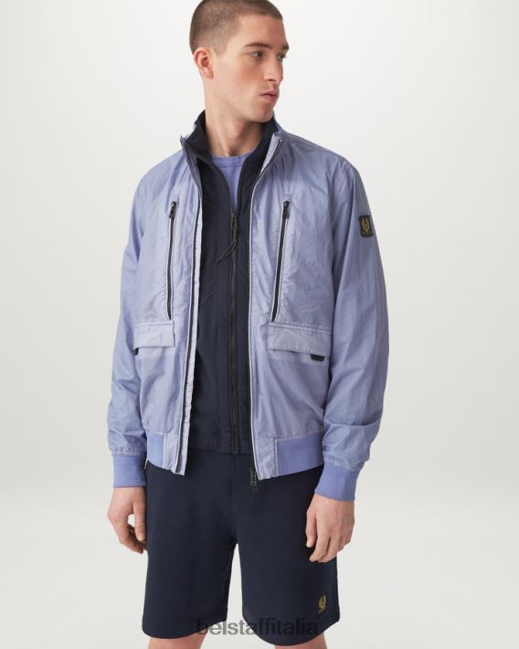 vestiario Belstaff pantaloncini della tuta vello di cotone inchiostro scuro uomini H2DD6J337