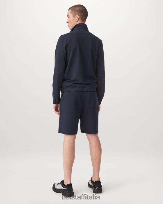 vestiario Belstaff pantaloncini della tuta vello di cotone inchiostro scuro uomini H2DD6J337